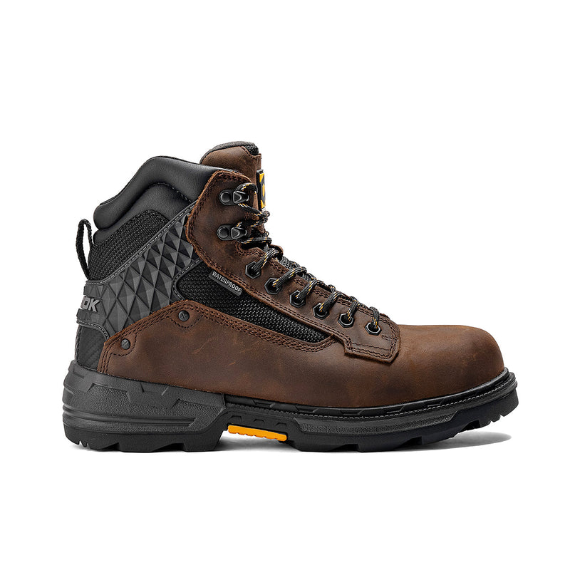 Load image into Gallery viewer, Pallet Jack 6" Plain Toe Waterproof Work Boot – Brown
