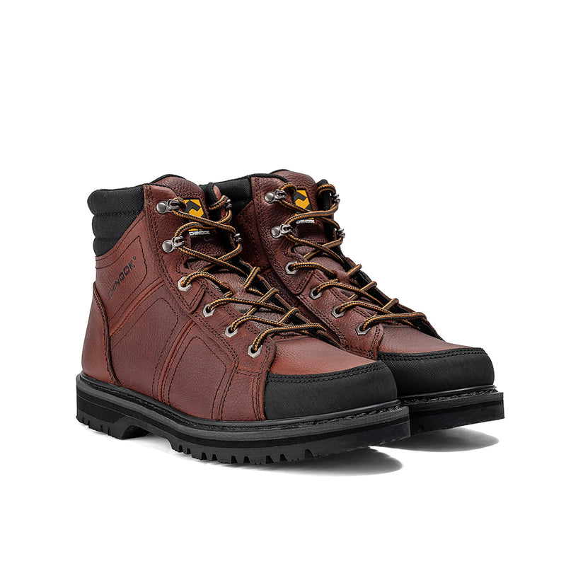 Load image into Gallery viewer, Contractor 6" Soft Toe Leather Work Boot – Brown

