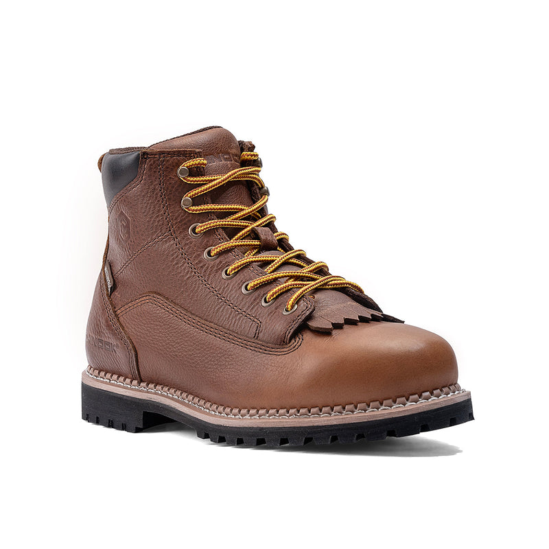 Load image into Gallery viewer, Logger 6” Men’s Waterproof Work Boot - Brown
