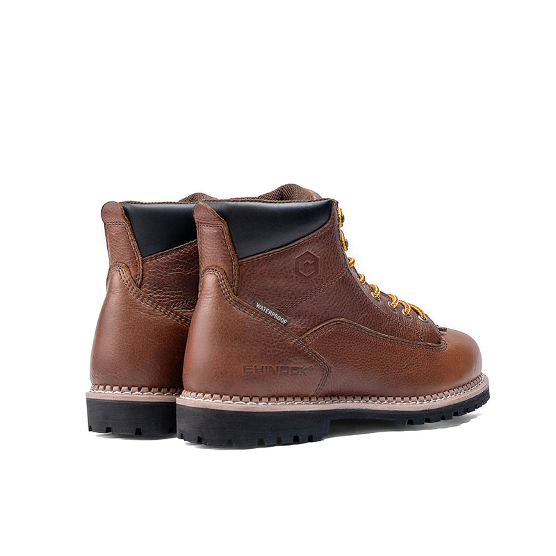 Load image into Gallery viewer, Logger 6” Men’s Waterproof Work Boot - Brown
