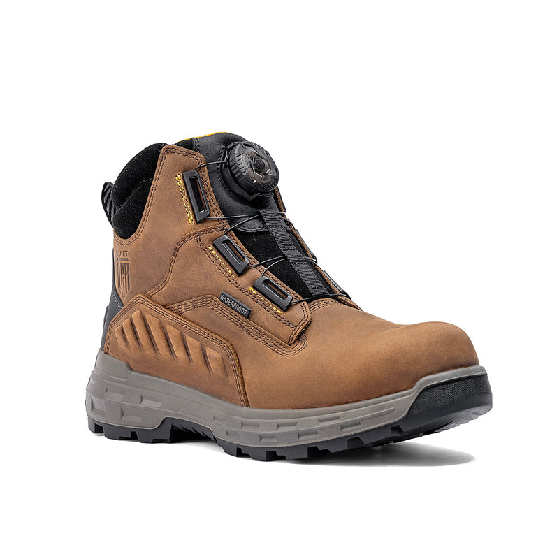 Load image into Gallery viewer, Wildwood 6” Soft Toe Turbolace™ Work Boot - Brown - Made in USA
