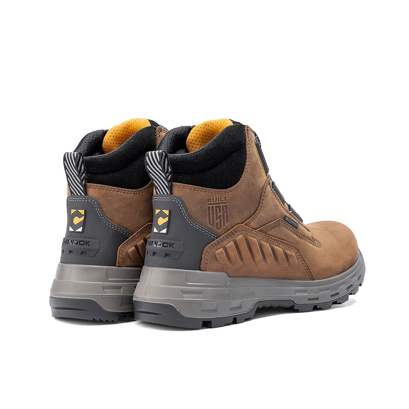 Load image into Gallery viewer, Wildwood 6” Soft Toe Turbolace™ Work Boot - Brown - Made in USA
