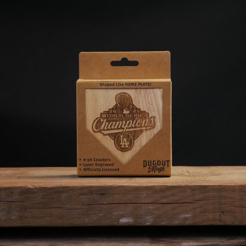 Load image into Gallery viewer, 2025 Los Angeles Dodgers World Series Champions Wooden Coasters
