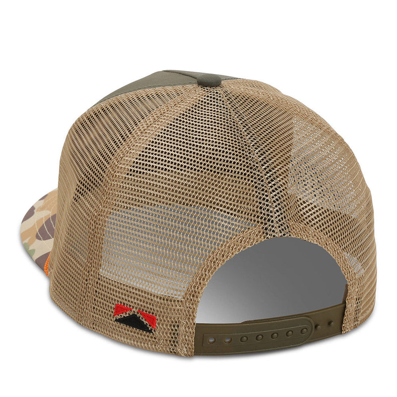 Load image into Gallery viewer, Wood Duck Hat Rope Cap 5-Panel Ridgeline Mesh Back
