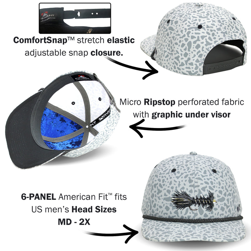 Load image into Gallery viewer, Wooly Bugger 6-Panel Riverside Mesh Back Cap
