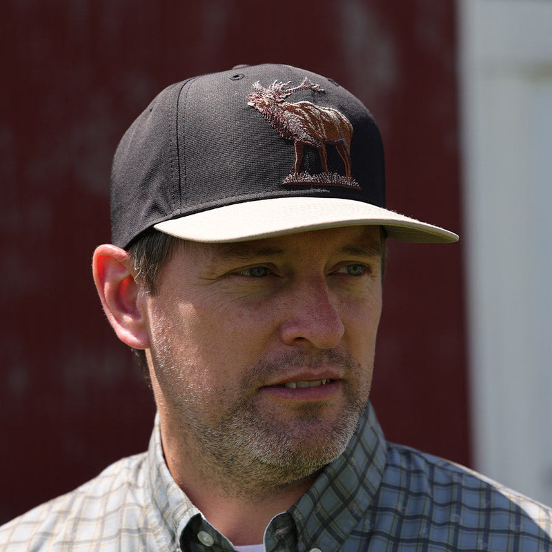 Load image into Gallery viewer, Bull Elk 6-Panel Riverside Cap ComfortSnap Snapback
