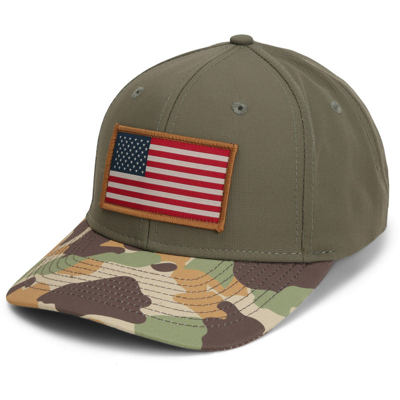 Load image into Gallery viewer, Riverside Old School Flag Cap Structured Ripstop Cap
