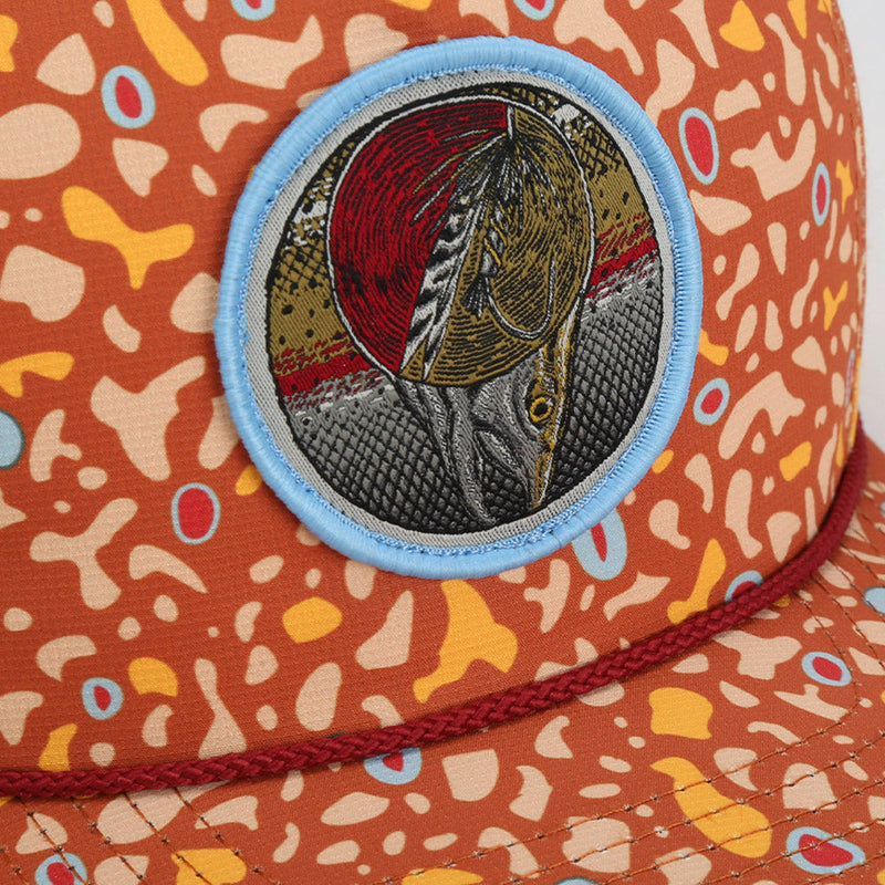 Load image into Gallery viewer, Dead Drift Fly Fishing Patch Trucker Hat Rope Cap
