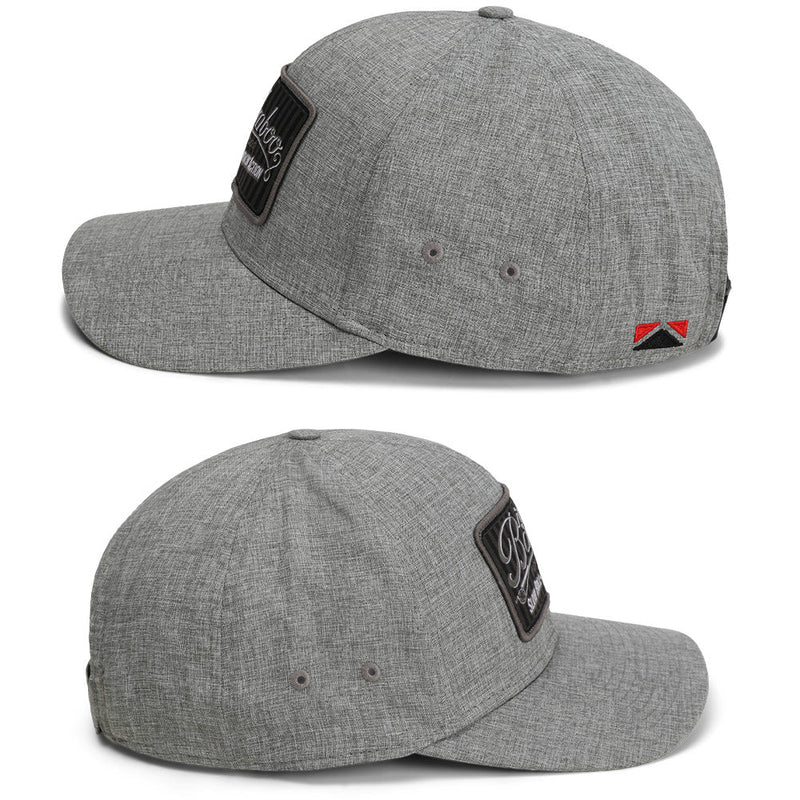 Load image into Gallery viewer, Big Bamboo Fly Rod Heathered 6-Panel Fly Fishing Patch Cap
