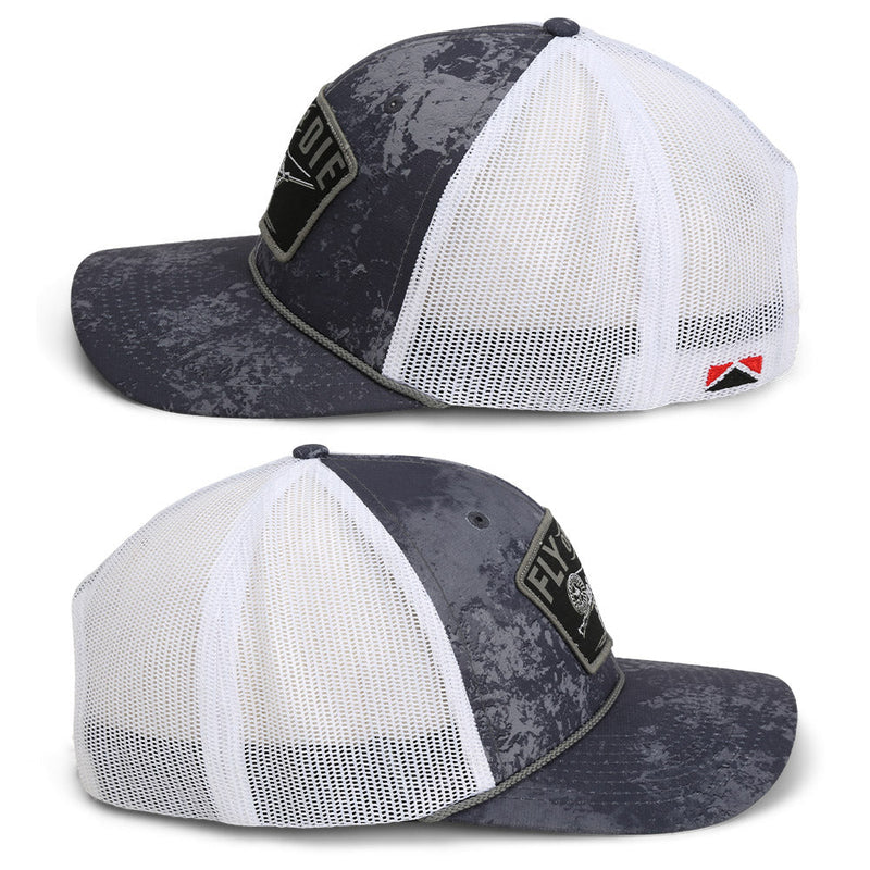 Load image into Gallery viewer, Fly or Die Hat Fly Fishing Mesh Back Rope Cap
