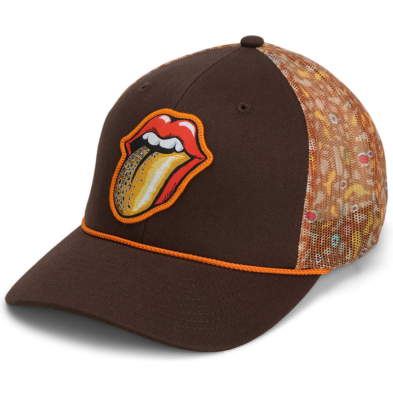 Load image into Gallery viewer, Trout Tongue Fly Fishing Hat Patch Mesh Back Rope Cap
