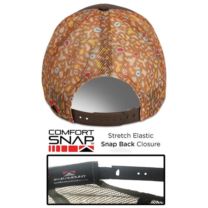 Load image into Gallery viewer, Trout Tongue Fly Fishing Hat Patch Mesh Back Rope Cap
