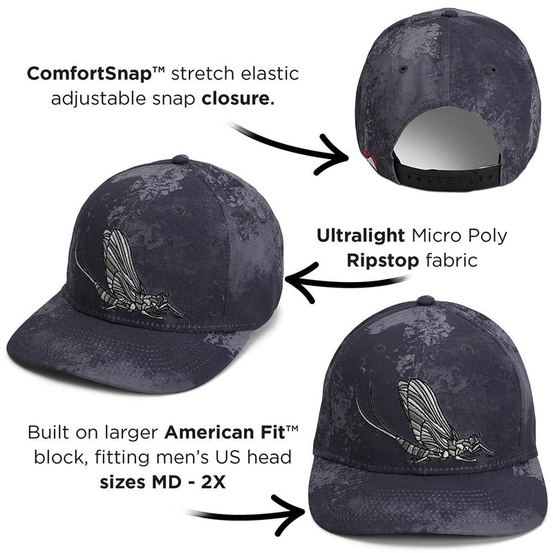 Load image into Gallery viewer, Mayfly Match the Hatch Fly Fishing 6-Panel Cap
