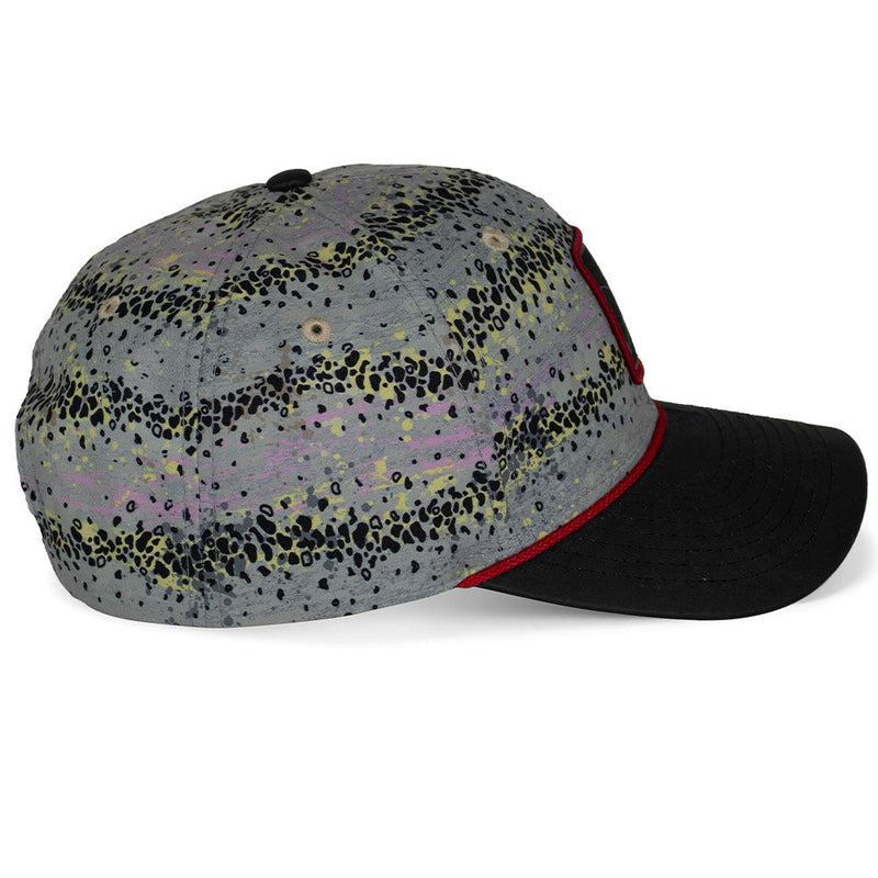 Load image into Gallery viewer, Dancing Skeletons Rainbow Trout 6-Panel Rope Cap
