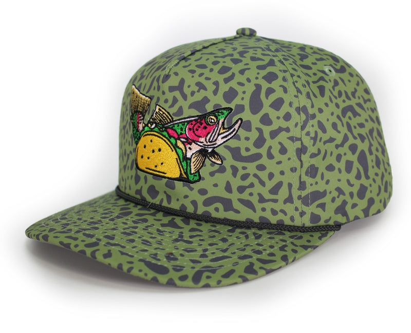 Load image into Gallery viewer, Fish Tacos 5-Panel Fly Fishing Hat
