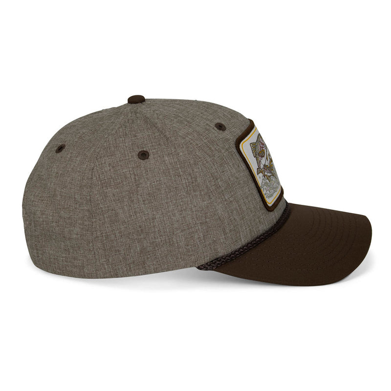 Load image into Gallery viewer, El Jefe Supremo Fishing 6-Panel Meshback Rope Cap
