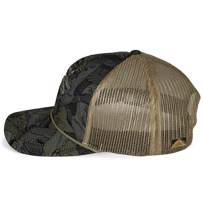 Load image into Gallery viewer, Pintail Pair Duck Hat Waterfowl Print 6-Panel Rope Cap
