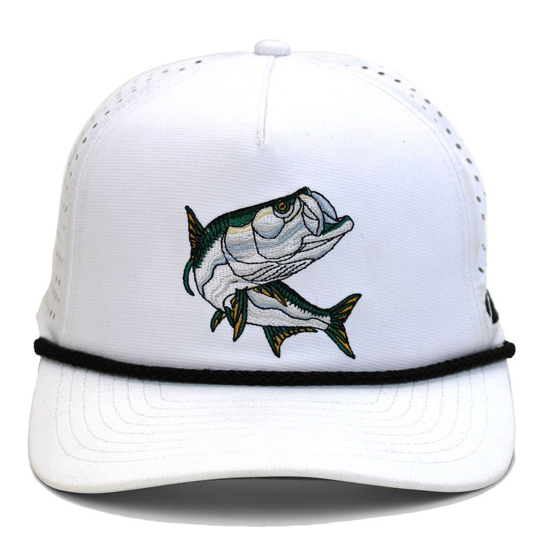 Load image into Gallery viewer, TARPOON 5-Panel Perforated Performance Rope Cap

