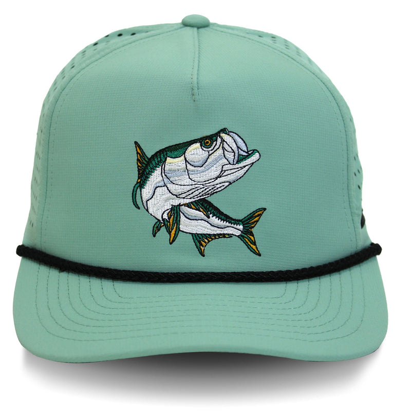 Load image into Gallery viewer, TARPOON 5-Panel Perforated Performance Rope Cap
