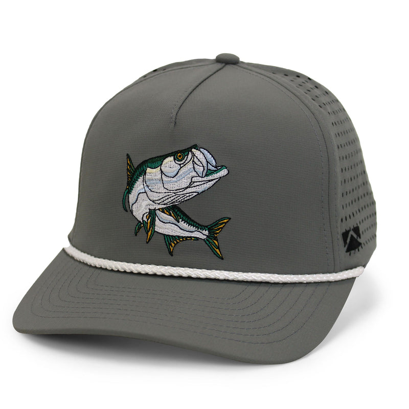Load image into Gallery viewer, TARPOON 5-Panel Perforated Performance Rope Cap
