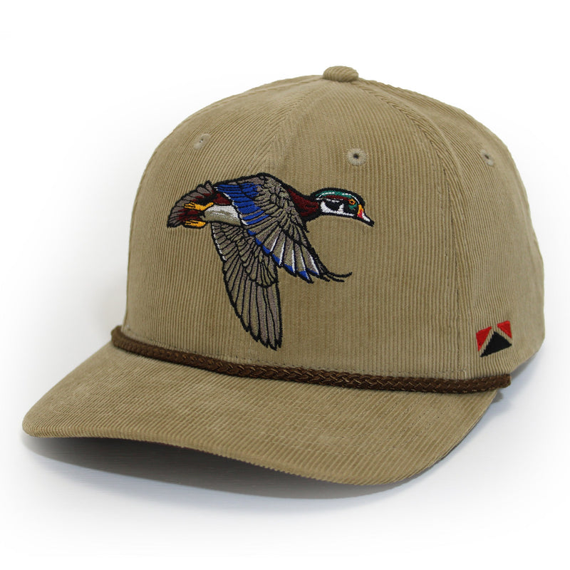 Load image into Gallery viewer, Corduroy Wood Duck 6-Panel Performance Cap
