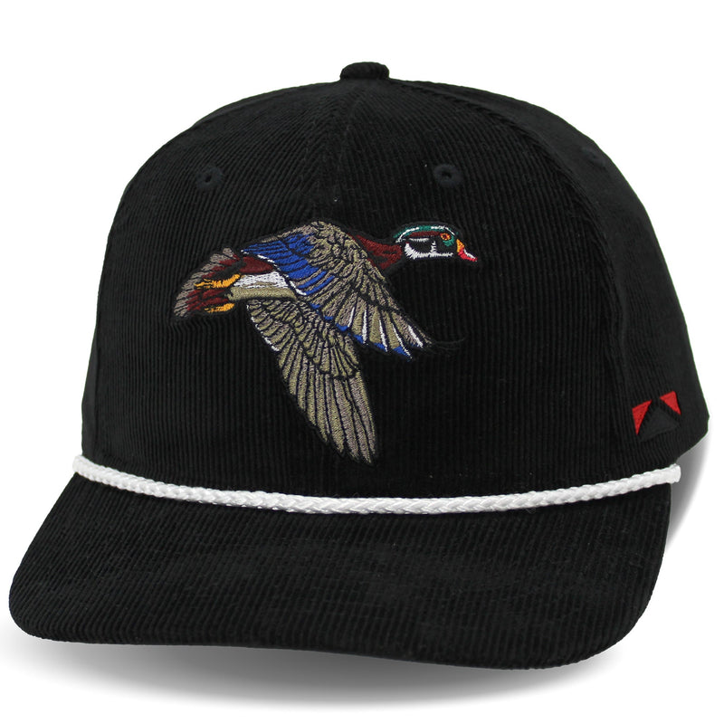 Load image into Gallery viewer, Corduroy Wood Duck 6-Panel Performance Cap
