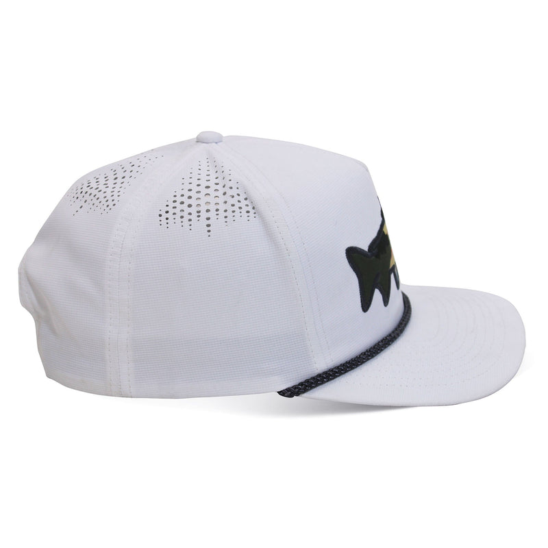 Load image into Gallery viewer, Sunset Fish Silhouette 5-Panel Performance Rope Cap
