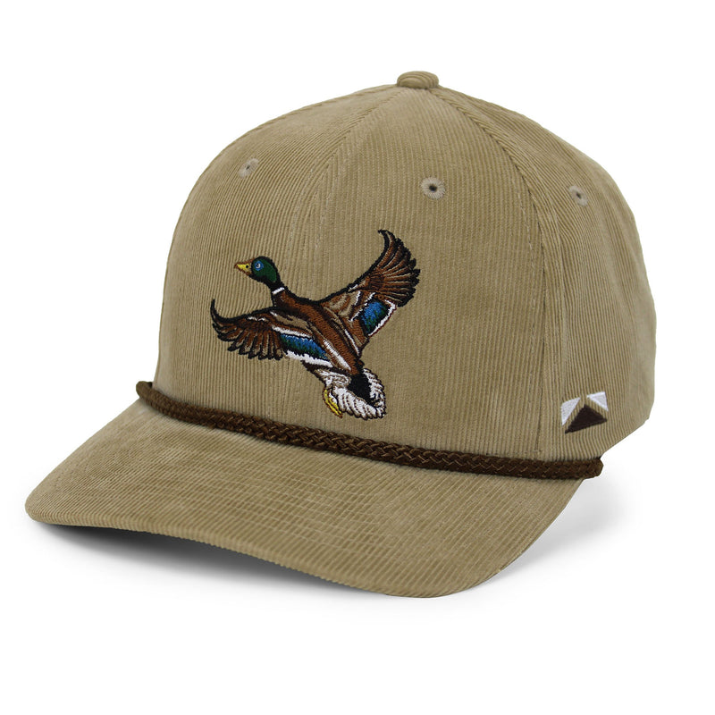 Load image into Gallery viewer, Corduroy Mallard Drake 6-Panel Performance Cap

