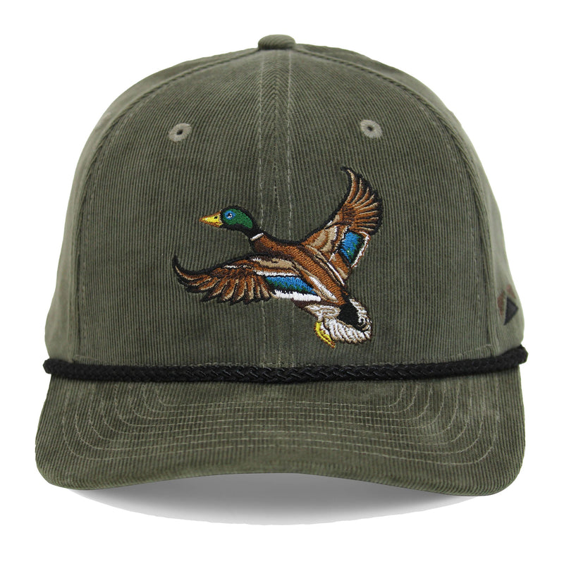 Load image into Gallery viewer, Corduroy Mallard Drake 6-Panel Performance Cap
