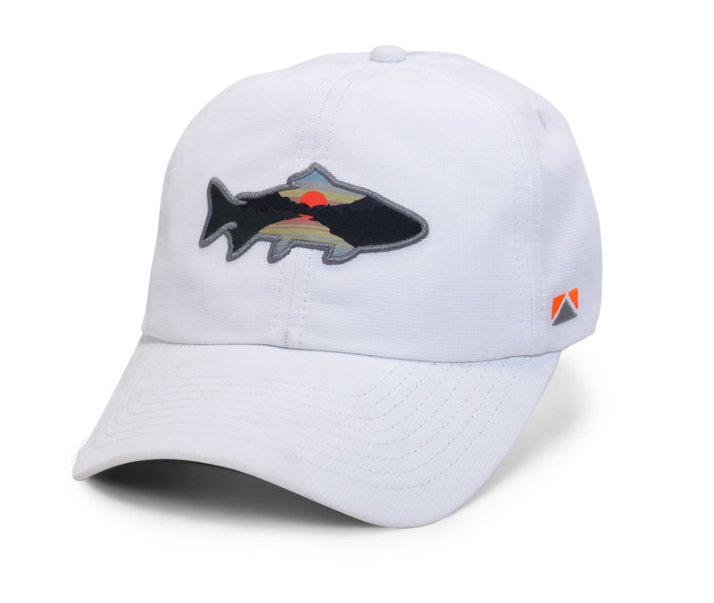 Load image into Gallery viewer, Women's SUNSET TROUT 6-Panel Ponytail Cap
