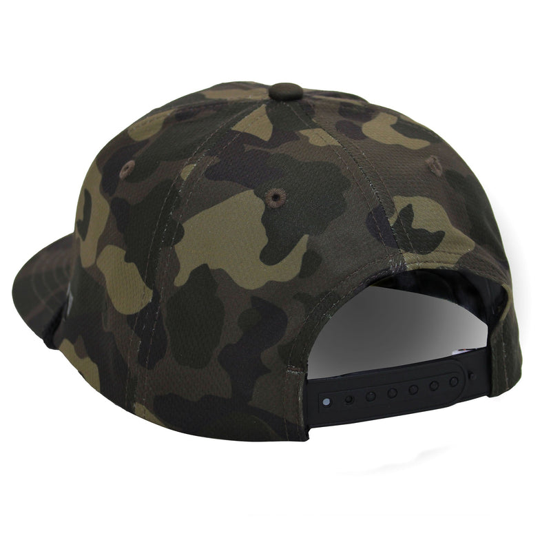 Load image into Gallery viewer, Black Lab Performance Rope Cap on Dark Old School Camo
