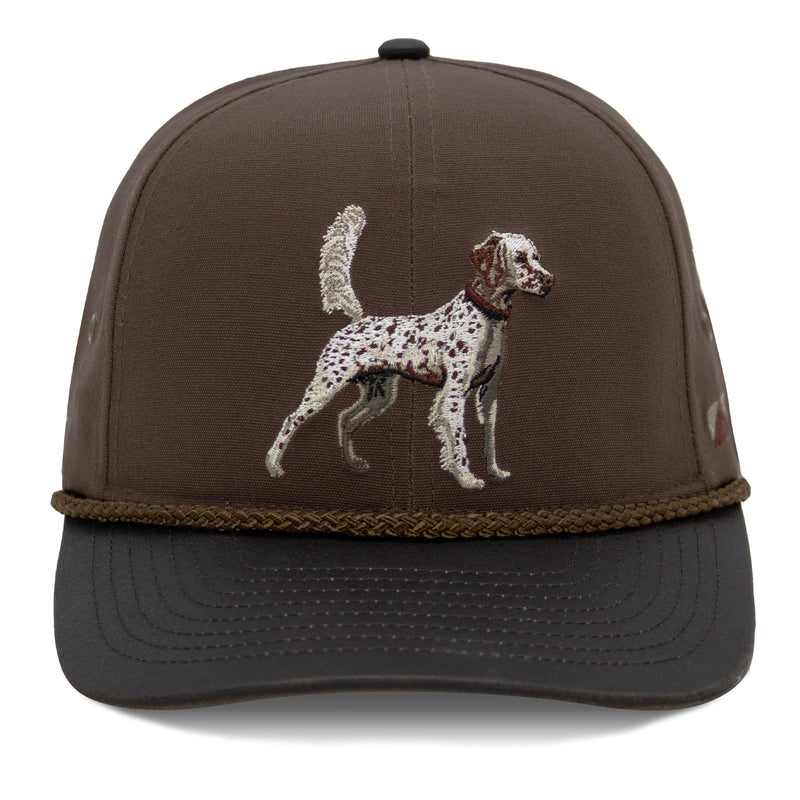 Load image into Gallery viewer, English Setter 6-Panel with Wax Cloth Visor
