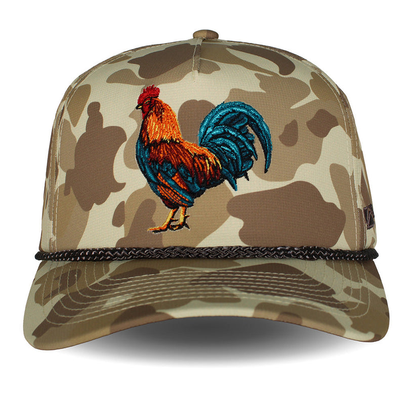 Load image into Gallery viewer, Cock of the Walk 5-Panel Rooster Trucker Hat
