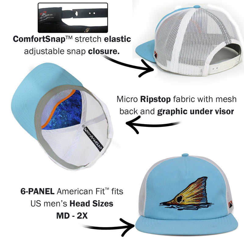 Load image into Gallery viewer, Redfish Tail Mesh Back Performance Hat
