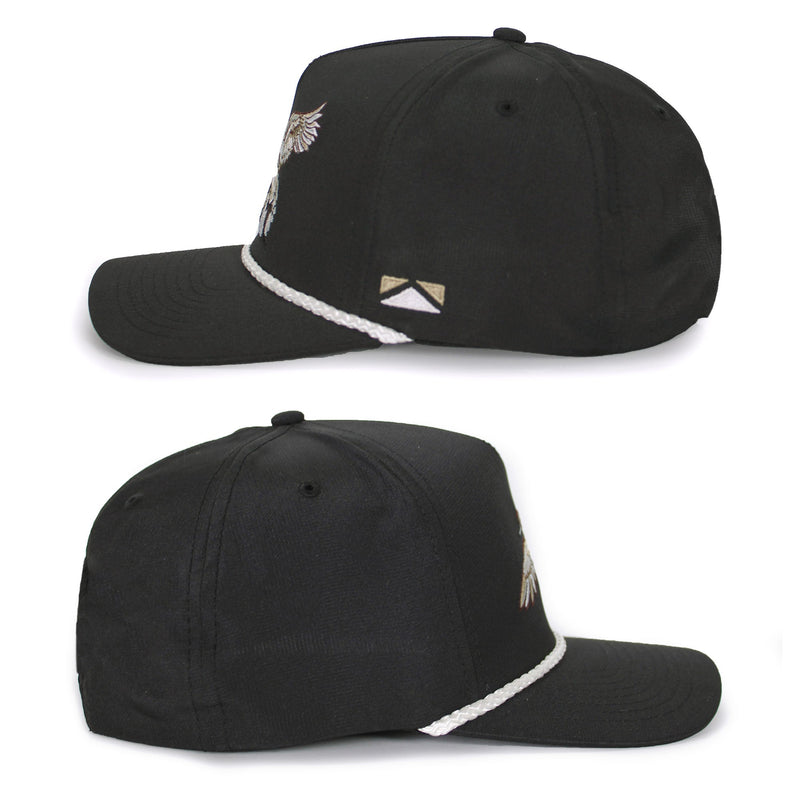 Load image into Gallery viewer, Black Pintail Performance Rope Cap
