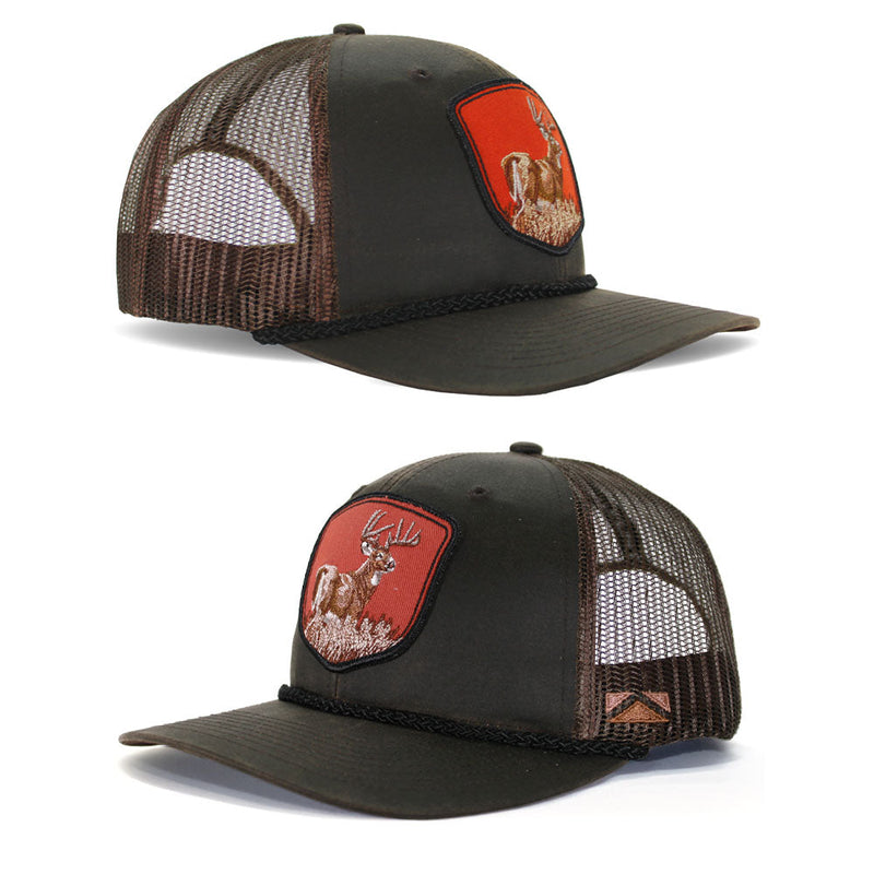 Load image into Gallery viewer, Wax Cloth Deer Patch Cap
