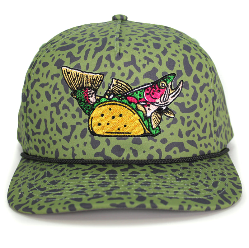 Load image into Gallery viewer, Fish Tacos 5-Panel Fly Fishing Hat
