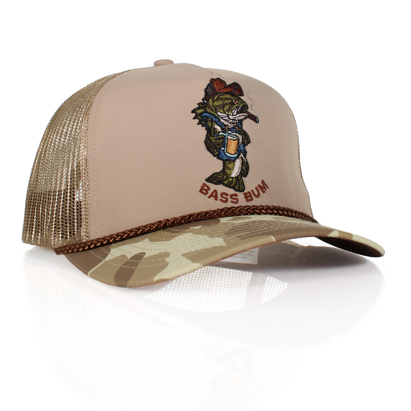 Load image into Gallery viewer, Bass Bum 5-Panel Bass Fishing Hat
