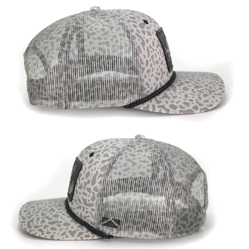 Load image into Gallery viewer, Bigfoot Bass Squatch Fishing 6-Panel Rope Cap
