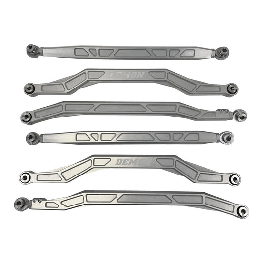 Rear Xtreme Heavy Duty Radius Rod Race Spec 64 Inch Wide Raw 17-22 Can-Am Maverick X3/X3 Max Demon Powersports