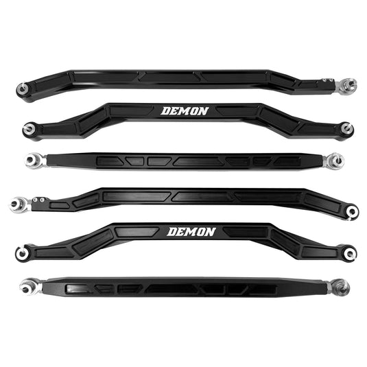 Rear Xtreme Heavy Duty Radius Rod Race Spec 72 Inch Wide Black 17-23 Can-Am Maverick X3/X3 Max Demon Powersports