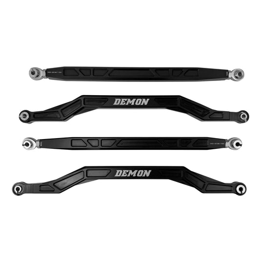 Rear Xtreme Heavy Duty Radius Rod Race Spec 64 Inch Wide Black 16-23 Polaris RZR 1000/Turbo/RS1 Demon Powersports