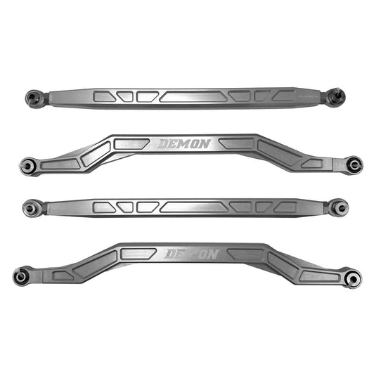 Rear Xtreme Heavy Duty Radius Rod Race Spec 64 Inch Wide Raw 16-23 Polaris RZR 1000/Turbo/RS1 Demon Powersports