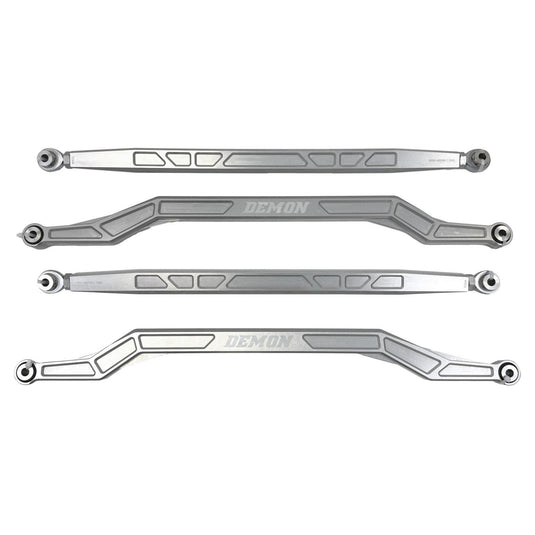 Rear Xtreme Heavy Duty Radius Rod Race Spec Raw 18-22 Polaris RZR Turbo S Demon Powersports