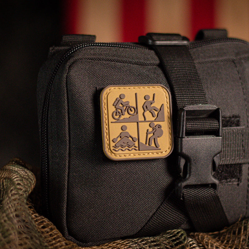 Load image into Gallery viewer, Adventure Sports Patch: Desert Tan
