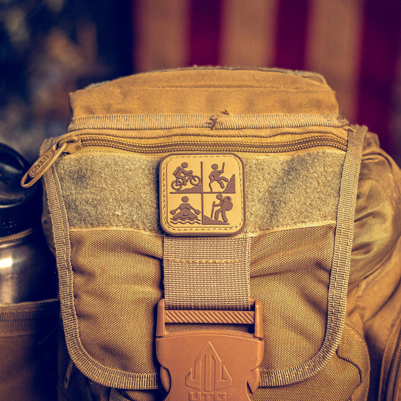 Load image into Gallery viewer, Adventure Sports Patch: Desert Tan
