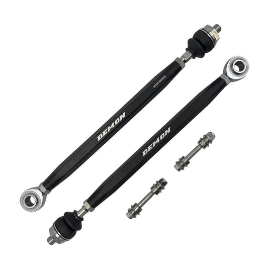 Front Xtreme Heavy Duty Tie Rod Race Spec Black 17-24 Can-Am Defender HD10 DPS/XT/XT-P, PRO HD10,HD5 DPS Demon Powersports