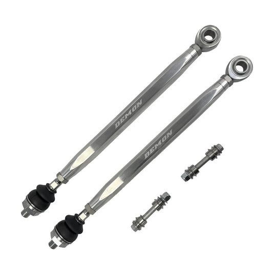 Front Xtreme Heavy Duty Tie Rod Race Spec Raw 17-24 Can-Am Defender HD10 DPS/XT/XT-P, PRO HD10,HD5 DPS Demon Powersports