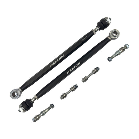 Front Xtreme Heavy Duty Tie Rod Race Spec Black 14-22 Polaris RZR 1000/Turbo Demon Powersports