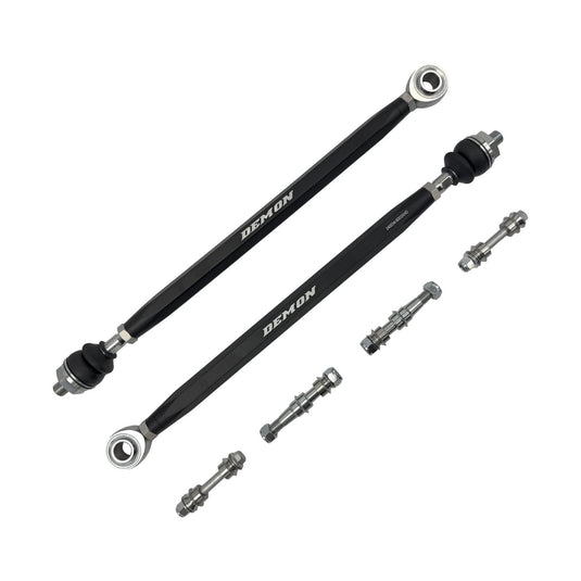 Front Xtreme Heavy Duty Tie Rod Race Spec Black 15-22 Polaris RZR 1000/Turbo Demon Powersports